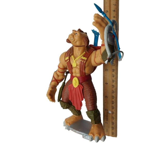 Vintage 1998 Kenner Small Soldiers Gorgonite Leader Archer Mounted On Plate - Picture 8 of 8